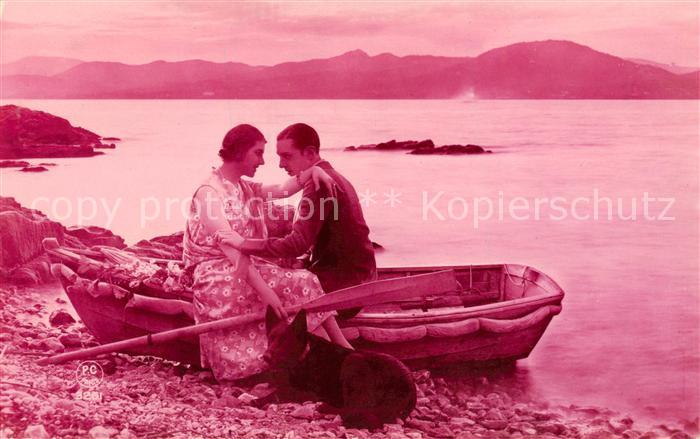 Foto PC Paris Nr. Nr. 3261 Liebes Paar Boot See