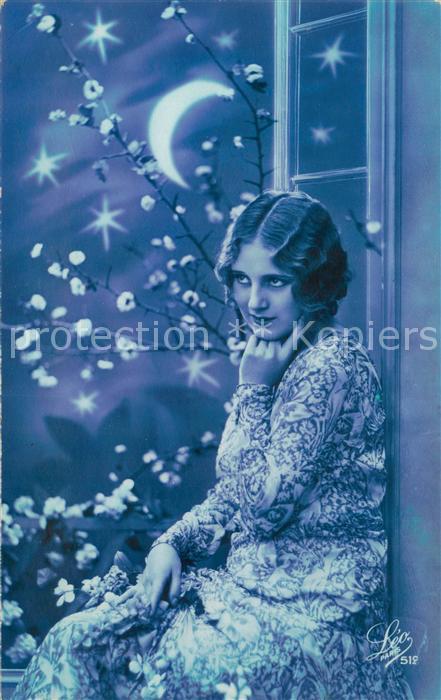 Foto LEO Nr. Nr. 512 Frau MOnd pose