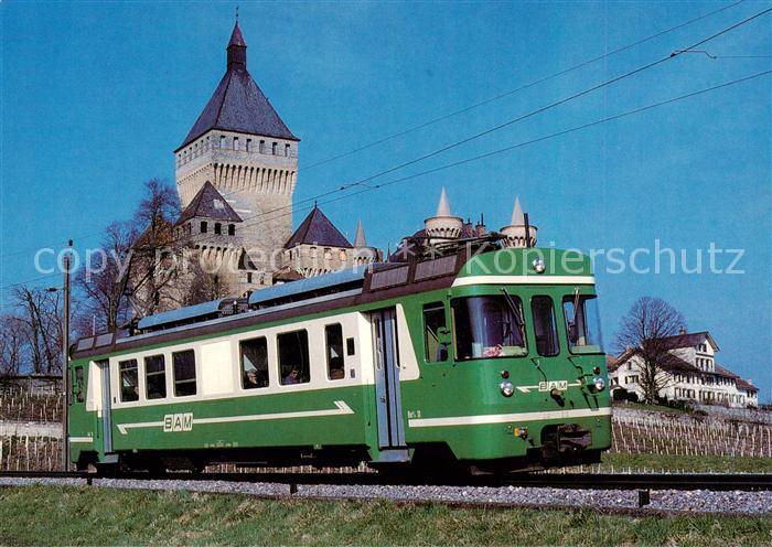 Eisenbahn Railway Chemin de Fer Chemin de fer Biere Apples Morges BAM Automotric