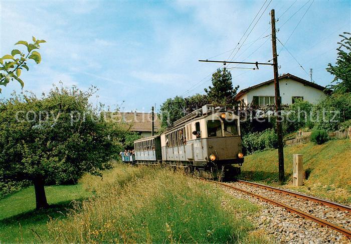 Eisenbahn Railway Chemin de Fer Chemin de fer musee Blonay Chamby Automatrice BC
