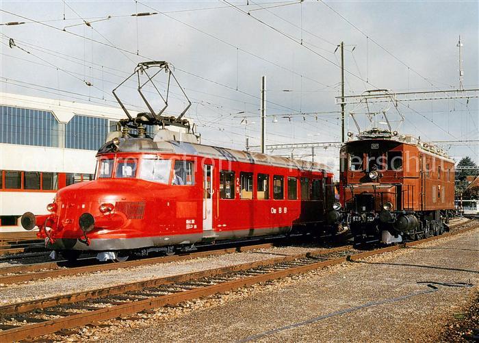 Eisenbahn Railway Chemin de Fer Oensingen Balsthal Bahn OeBB RBe 2/4 202 Roter P
