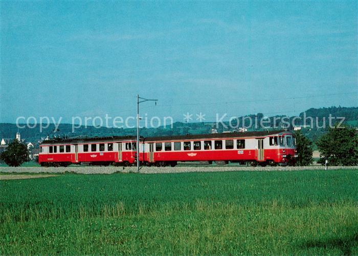 Eisenbahn Railway Chemin de Fer Wohlen-Meisterschwanden-Bahn Steuerwagen Bt 11Tr
