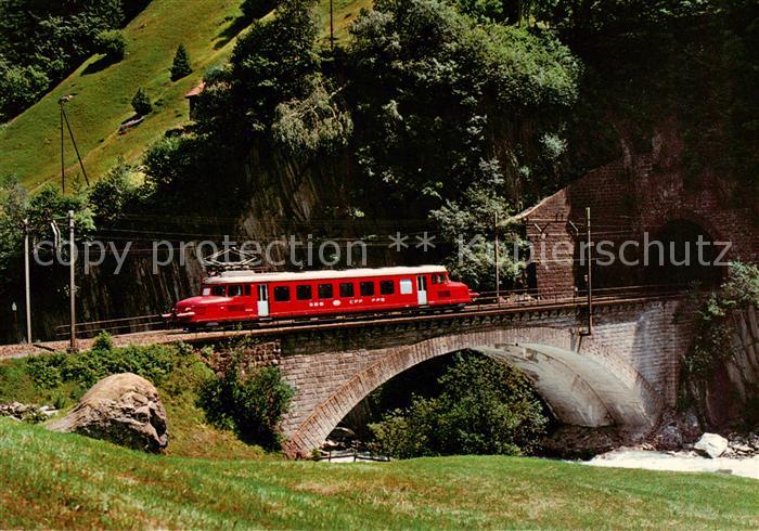 Eisenbahn Railway Chemin de Fer Schweizerische Roter Pfeil RAe 2/4 Nr. 1001