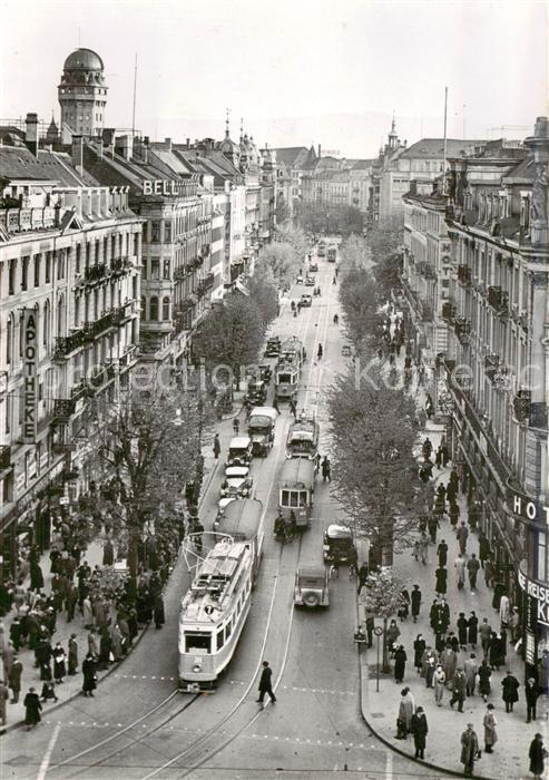 Strassenbahn Tramway-- Zuerich Bahnhofstrasse