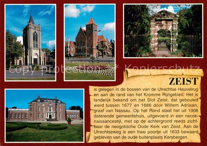 Chronik-AK Zeist Gemeentehuis Slot Zeist