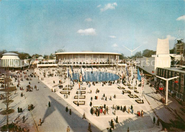 Exposition Universelle Bruxelles 1958 Der U.S.A. der Heilige Stuhl und Arabische