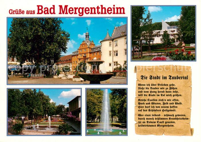Chronik-AK Bad Mergentheim Die Stadt im Taubertal