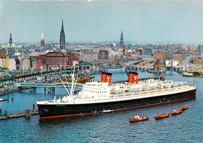 Dampfer Oceanliner Schnelldampfer Hanseatic Hamburg-Atlantik-Linie