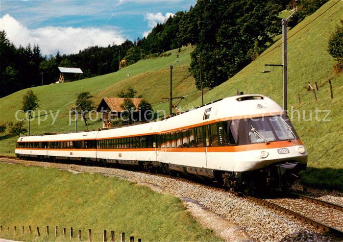 Eisenbahn Railway Chemin de Fer Deutsche Bundesbahn DB Elektrischer Triebwagen E