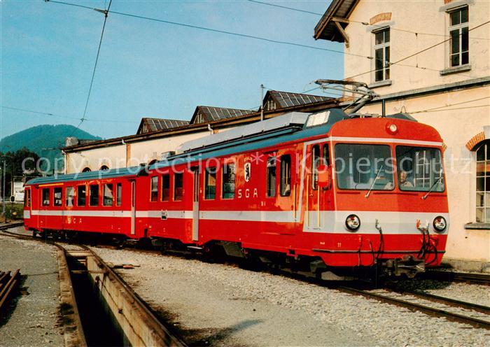 Eisenbahn Railway Chemin de Fer St.Gallen-Gais-Appenzell-Altstaetten-Bahn SGA Za