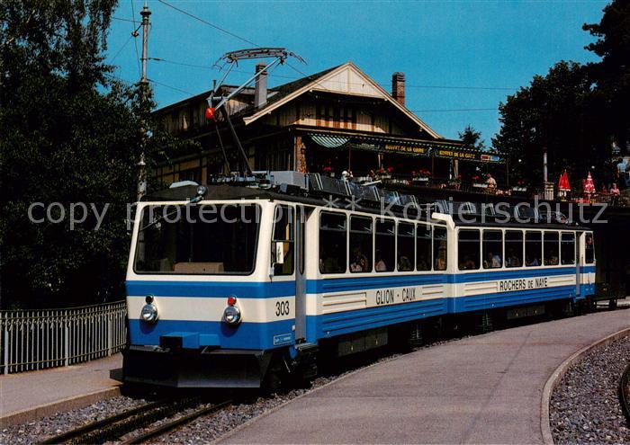 Zahnradbahn Rack Railway-- Chemin de fer GlionRochers de Naye Zahnrad-Triebwagen