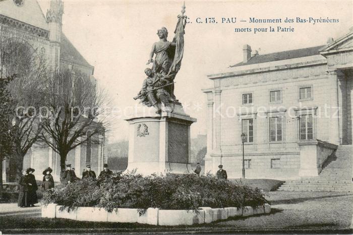 Pau 64 Monument des Bas Pyreneens morts pour la Patrie