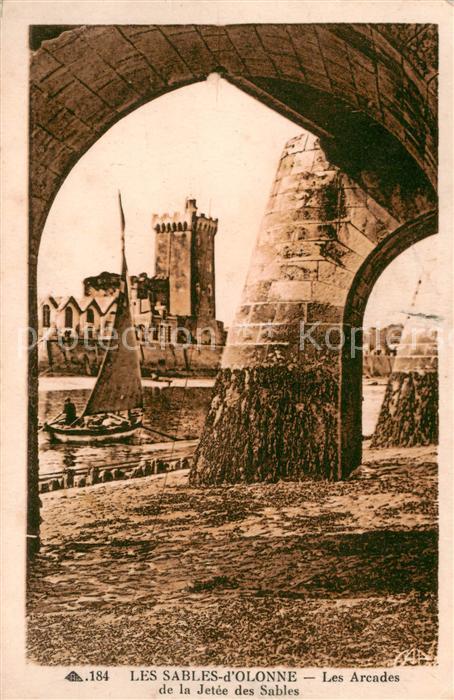 Les Sables-d Olonne 85 Les Arcades de la Jetee des Sables