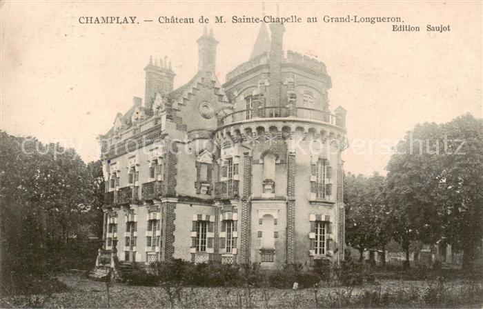 Champlay 89 Yonne Chateau de M Sainte Chapelle au Grand L