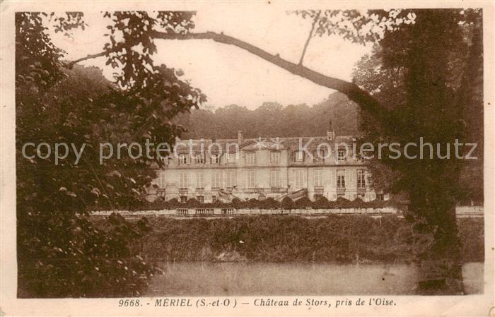 Meriel Chateau de Stors pris de l'Oise