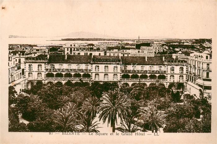 Bizerte Le Square et le Grand Hotel