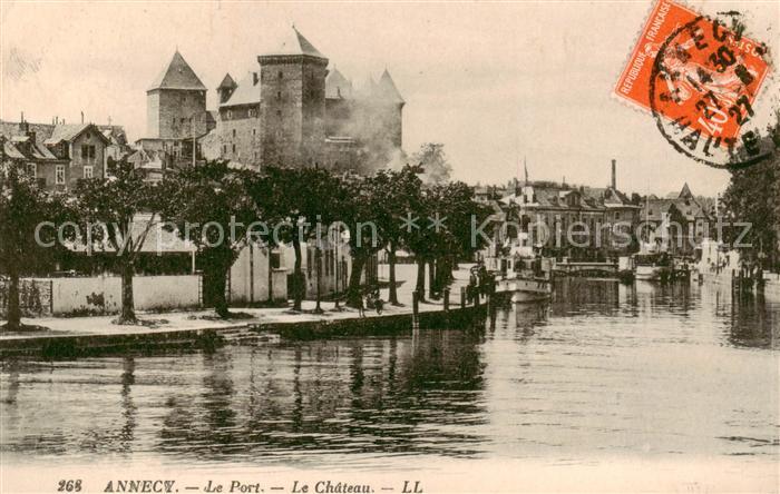 Annecy 74 Haute-Savoie Le Port Le Chateau