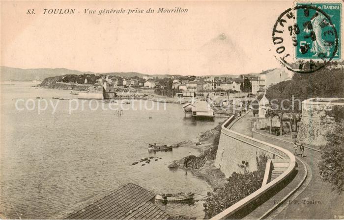 Toulon Var Vue generale prise du Mourillon