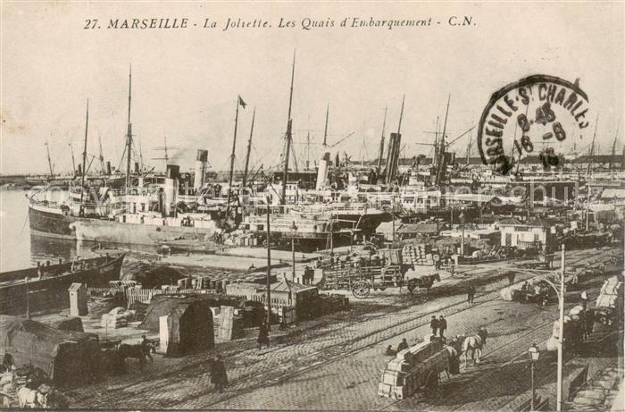 Marseille 13 La Joliette Les Quais d Embarquement