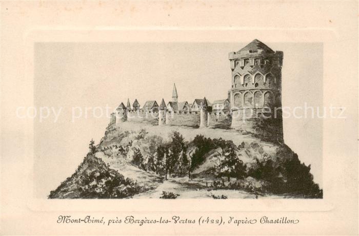 Bergeres-les-Vertus 51 Marne Mont Aime d’apre Chastillon