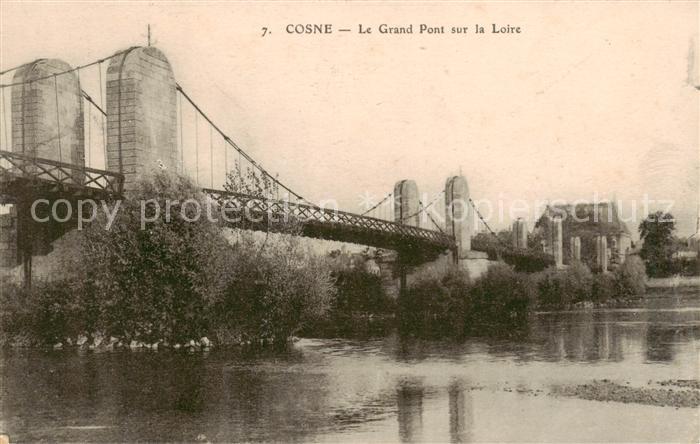 Cosne-Cours-sur-Loire Le Grand Pont sur la Loire