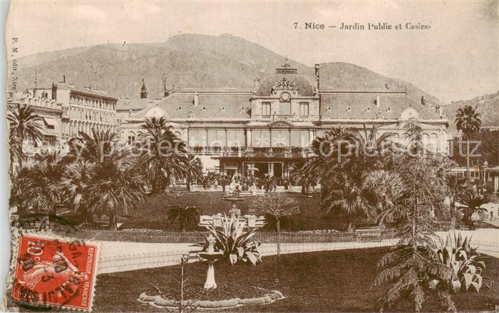 Nice  06 Nizza Jardin Public et Casino