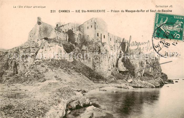 Cannes 06 Ile Ste Marguerite Prison du Masque de Fer et Saut de Bazaine