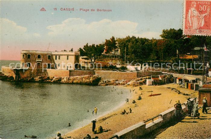 Cassis 13 Plage de Bertouan