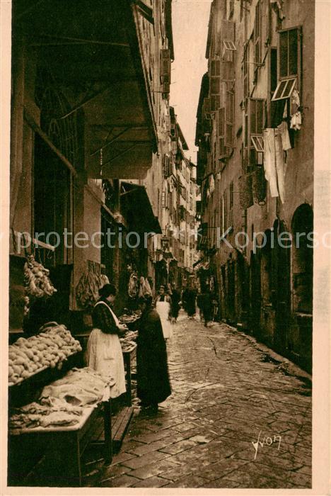 Nice  06 Nizza Le Rue des Bouchers