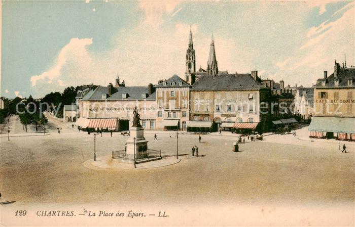 Chartres 28 La Place des Epars