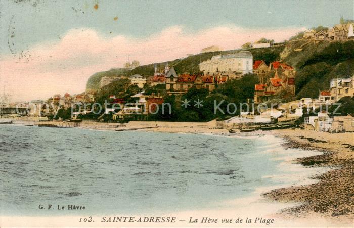 Sainte-Adresse La Heve vue de la Plage