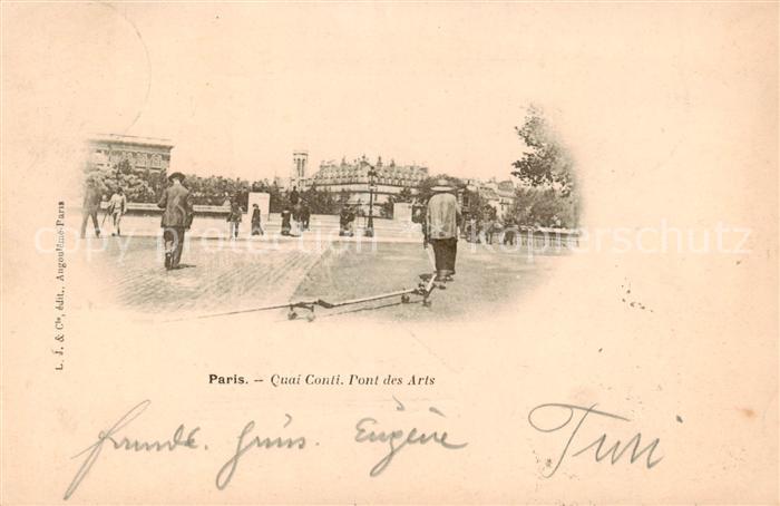 Paris 75 Quai Conti Pont des Arts