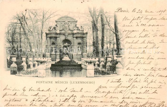 Paris 75 Fontaine Medicis Luxembourg