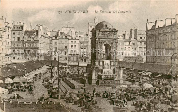 Vieux Paris La Fontaine des Innocents