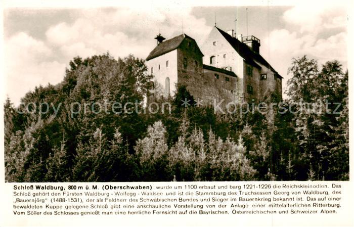 Waldburg Wuerttemberg Schloss Waldburg