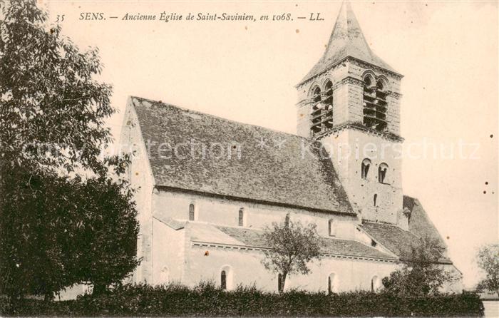 Sens 89 Ancienne Eglise de Saint Savinien