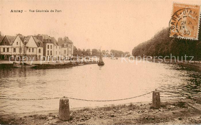 Auray 56 Vue generale du Port