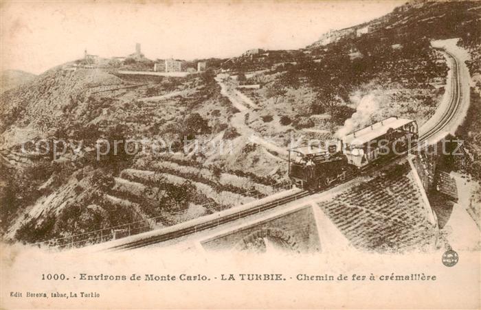 La Turbie 06 Chemin de fer a cremaillere