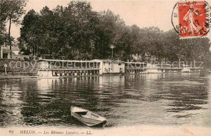 Melun 77 Les Bateaux Lavoirs