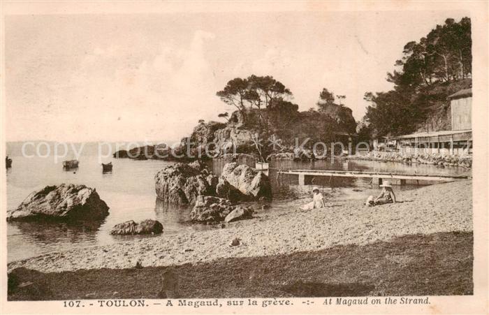 Toulon Var A Magaud sur la greve