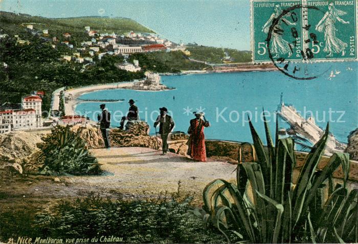 Nice  06 Nizza Montboron vue prise du Chateau