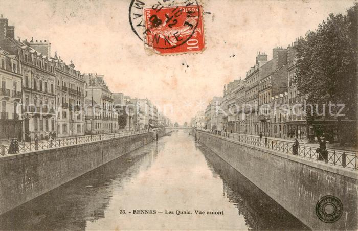 Rennes 35 Les Quais Vue amont