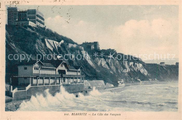Biarritz Pyrenees Atlantiques La Cote des Basques
