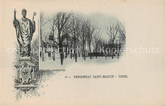 Tours 37 Pensionnat Saint Martin