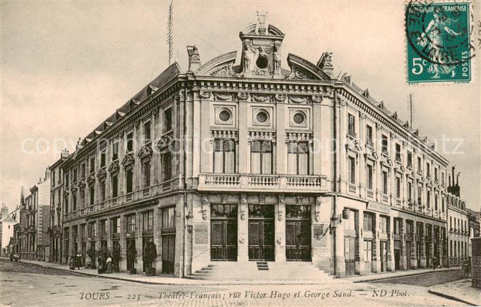 Tours 37 Theatre Francais Rue Victor Hugo et George Sand