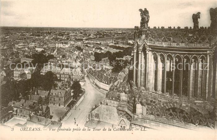 Orleans 45 Loiret Vue generale prise de la Tour de la Cathedrale