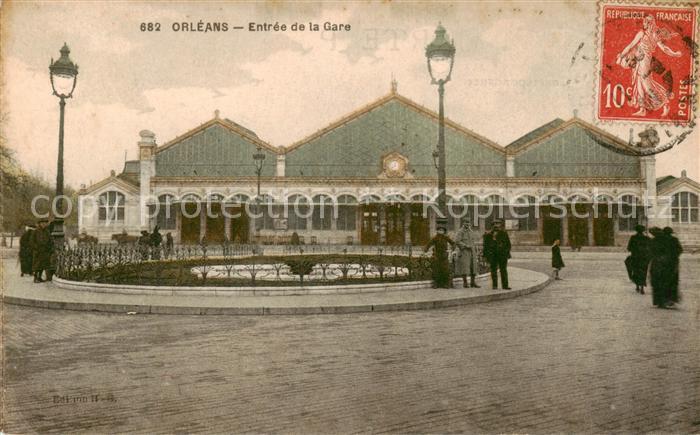 Orleans 45 Loiret Entree de la Gare
