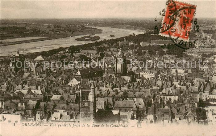 Orleans 45 Loiret Vue generale prise de la Tour de la Cathedrale