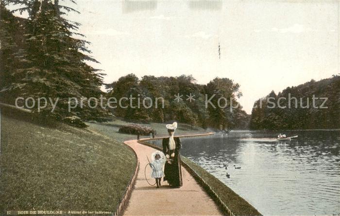 Bois de Boulogne Paris Autour du lac interieur
