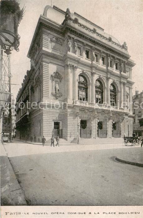 Paris 75 Le nouvel Opera comique a la Place Boieldieu